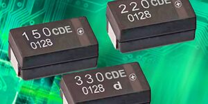 Expanded Line of Polymer Chip Capacitors Now Offers Voltage Ratings up to 35 VDC
