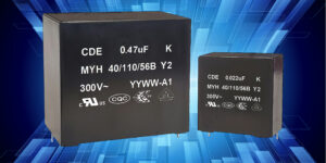 Y2 Class Interference Suppressor Capacitors  Meet 2,000-Hour 85/85 THB Tests, AEC-Q200